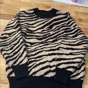 Sanctuary zebra sweater